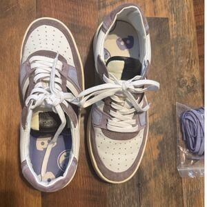 Discord x Collegium Pillar Alpha Annex low-top Sneakers White Lilac Suede 39